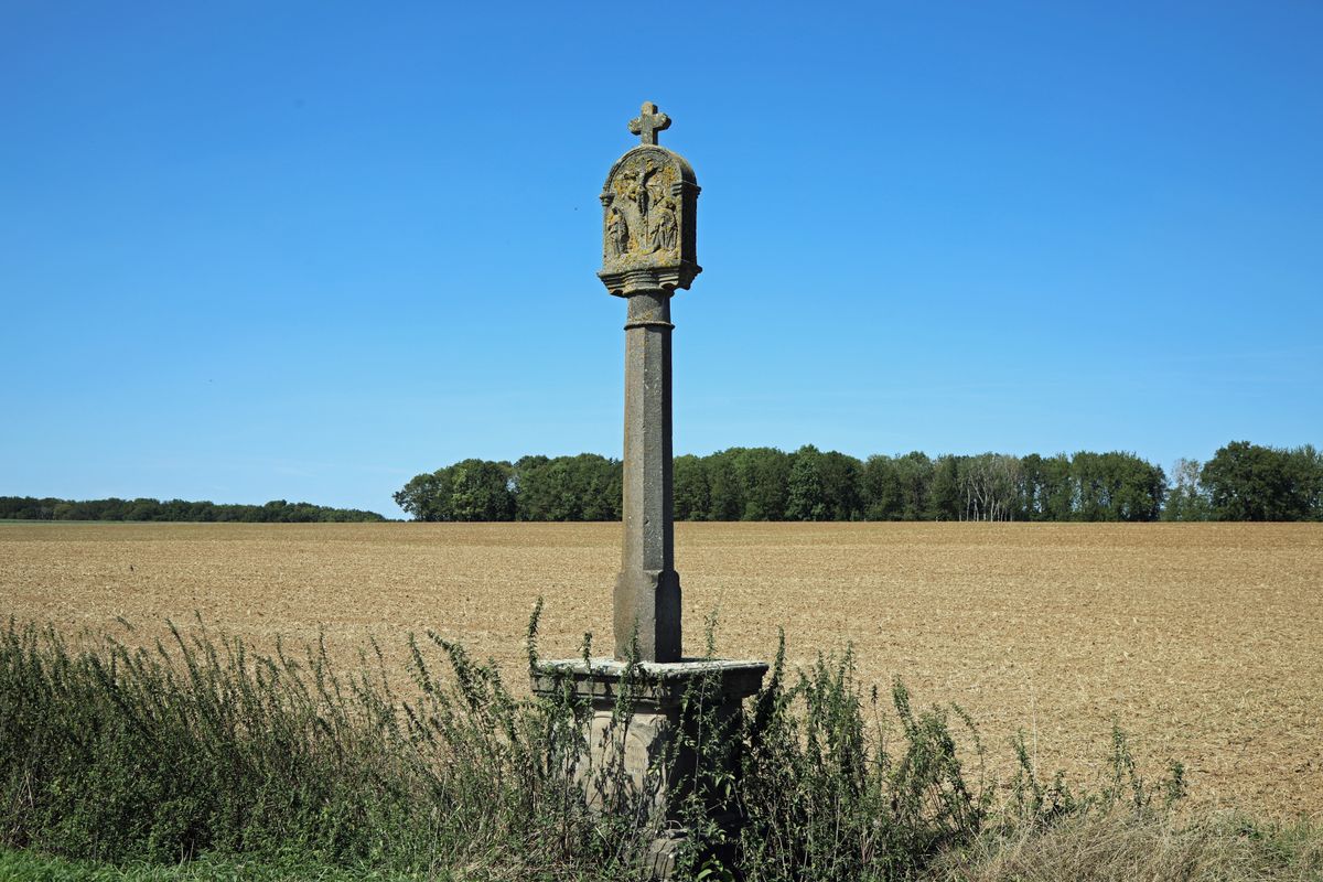 Der „Pestbildstock an den Stückäckern“ erinnert vermutlich an die fünf an der Pest verstorbenen Kinder der Familie Stefan.
