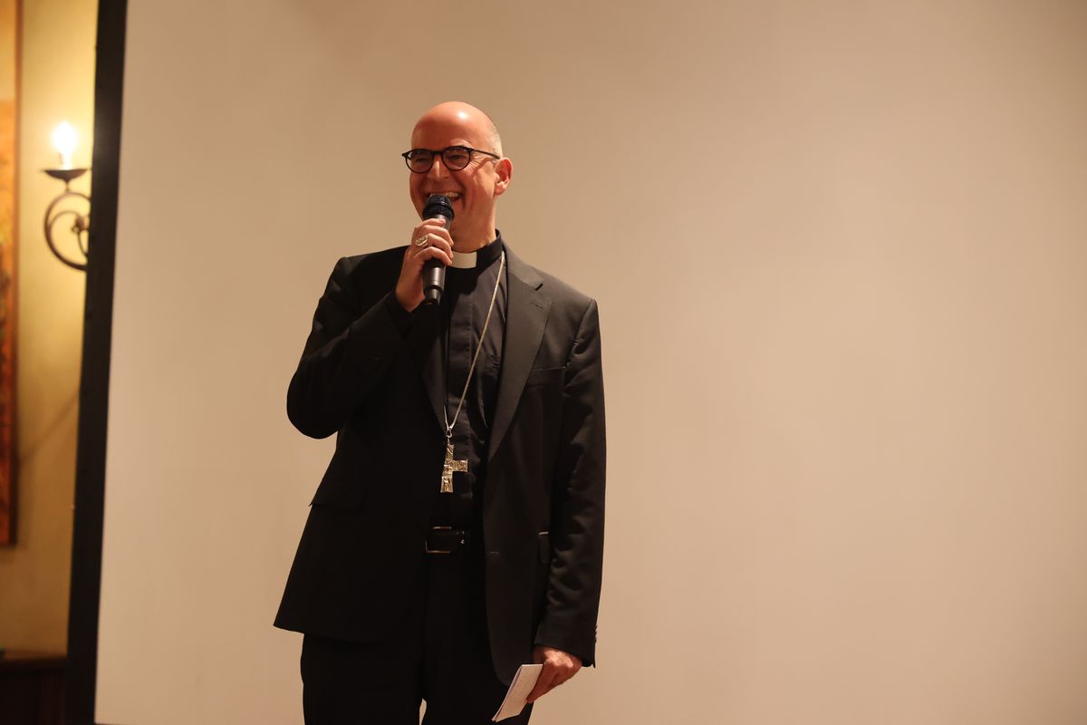 Bischof Dr. Franz Jung sprach ein Grußwort. Bischof Dr. Franz Jung sprach ein Grußwort.