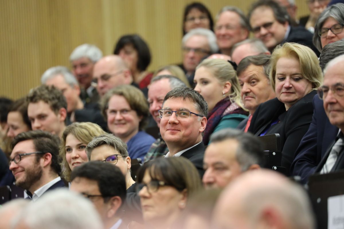 Beim Neujahrsempfang des Bistums Würzburg 2020 war Professor Dr. Dieter Thomä Festredner.