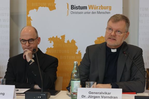 Über die Planungen und Ziele des Bistums Würzburg informierte die Bistumsleitung bei der Pressekonferenz zum Jahresauftakt am Mittwoch, 29. Januar, im Würzburger Burkardushaus.