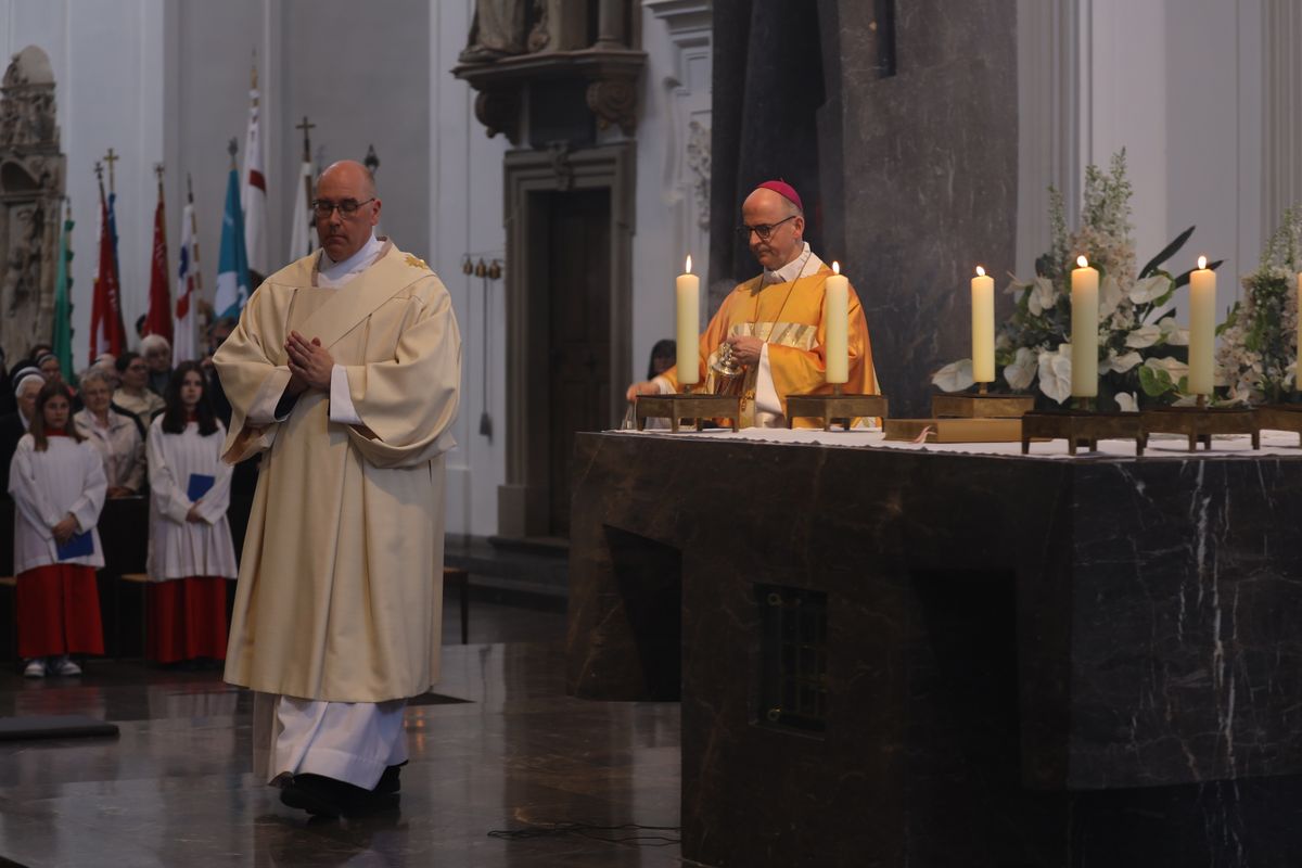 Bei einem Pontifikalgottesdienst im Würzburger Kiliansdom ist an Christi Himmelfahrt, 9. Mai 2024, Weihbischof Paul Reder zum Bischof geweiht worden. 