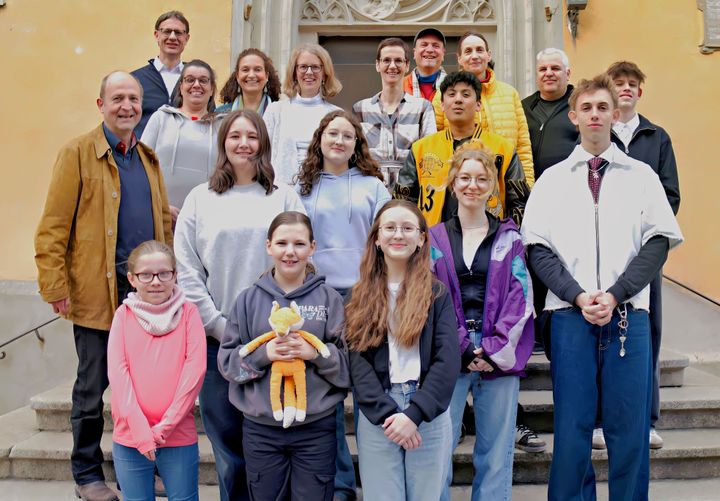 Guido Kunkel (links) leitet die Kirchenband "Good News".